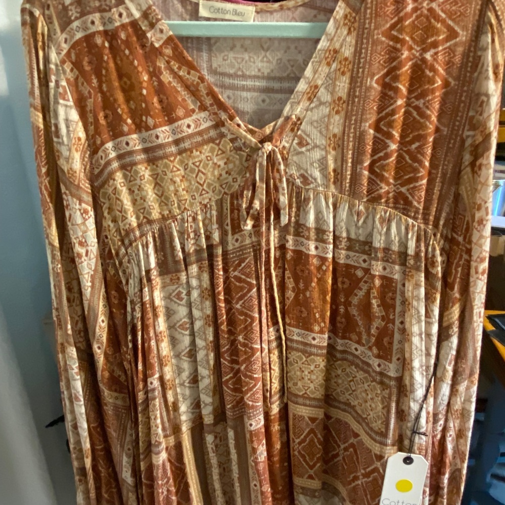Cotton Bleu blouse